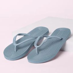 Forever Glam by Pantaloons Women's Steel Blue Flip Flops-picture-39