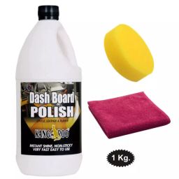 Kangaroo Dashboard & Leather Polish 1 KG+ 1 Microfiber Cloth + 1 Foam Applicators-picture-21
