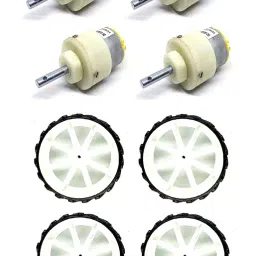 Invento 6V - 12V 5 Kg-cm 60 rpm DC Metal Geared Motor 110mm x 40mm-image-88