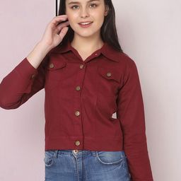 BUY NEW TREND Women Lightweight Denim Jacket-image-90