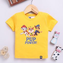 YK X Minute Mirth Infant Boys Paw Patrol Printed Pure Cotton T-shirt-image-59