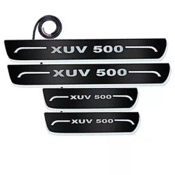 Auto Pearl Car Door Foot Step Led Sill/Scuff Plates Mirror Finish Black Compatible For Mahindra Xuv 500 (2015) Onwards, LEDBlklPLATE_Blk_XUV500_2015onwards (Set of 4)-31