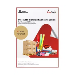 Fasjet ST-6 Multipurpose A4 Self Adhesive Paper Label Stickers (Pack of 100)-13