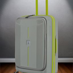 Nasher Miles Alexandria Polypropylene Large Grey Green Trolley Bag - 28 Inch (75 cm)-57