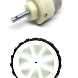 Invento 6V - 12V 5 Kg-cm 100 rpm DC Metal Geared Motor 110mm x 40mm-image-87