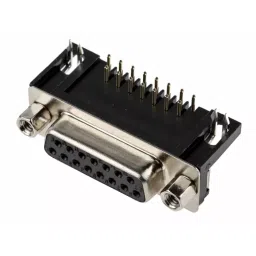 RS PRO 15 Way D-sub Connector Socket Right Angle 2.77 mm Pitch with 4-40 UNC Screwlocks, 8117121-image-79