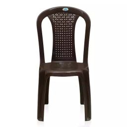 Nilkamal CHR 4002 Plastic Monobloc Armless Chair, Weather Brown-image-59