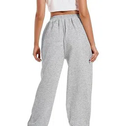 Imsa Moda Women Loose Fit High-Rise Joggers Trousers-image-54