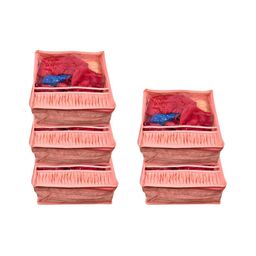 Ajabh Peach-Coloured Set of 5 Water Resistant Multi-Utility Organisers-18