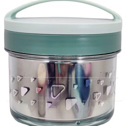 FunBlast Round Shaped Lunch Box Sea Green  600 ML-16