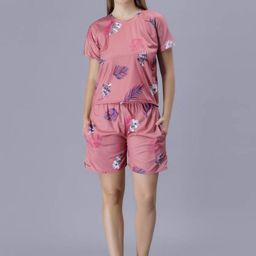 Xivir Women Printed Night suit-image-4