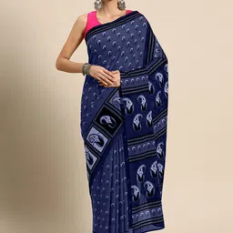 BUTA BUTI Floral Pure Cotton Saree-picture-49