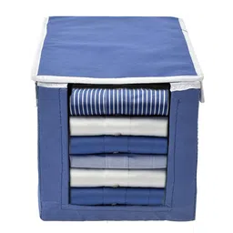 Kuber Industries Navy Blue Set of 3 Regular Multi-Utility Organisers image 3