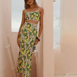 JC Mode Printed Crop Top With Skirt Co-Ords-picture-21
