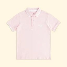 Pantaloons Junior Pink Cotton Regular Fit Polo T-Shirt-picture-5