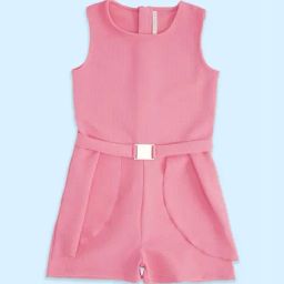 Pantaloons Junior Pink Cotton Regular Fit Jumpsuit-image-56