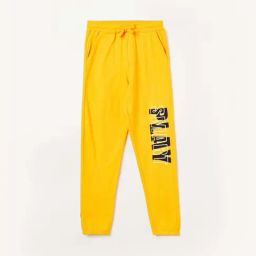 Fame Forever by Lifestyle Kids Mustard Cotton Printed Trackpants-image-87