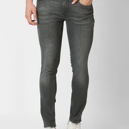 SPYKAR Non-Stretchable Narrow Slim Fit Low-Rise Light Fade Pure Cotton Jeans-picture-28