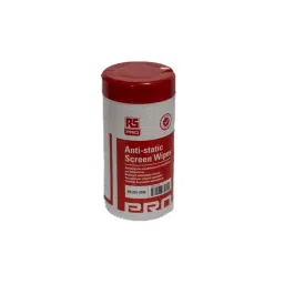 RS PRO Wet Screen Wipes, Dispenser Box of 100, 2513788-22