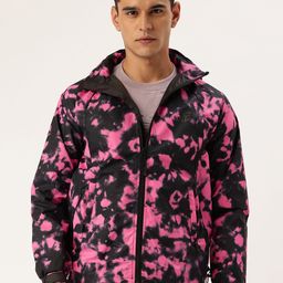 FIFTY TWO Printed Hooded Rain Jacket-image-78