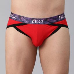 IC4 Men Pack Of 3 Knitted Basic Assorted Briefs 0C-G-R-253P3 image 2