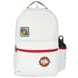Wiki 18.5 Ltrs White Medium Backpack-1