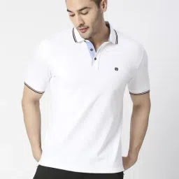 Dragon Hill White Slim Fit Polo T-Shirt-picture-8
