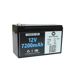 WATTNINE 12 V Li-ion 7200 mAh Battery Black-31