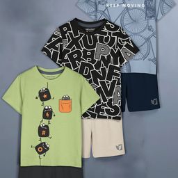 HELLCAT Girls Printed T-shirt with Shorts-image-76