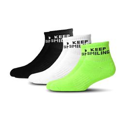 MARLIT Men Pack Of 3 Cotton Ankle-Length Socks-image-6