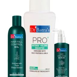 Dr. Batra's Hair Vitalizing Serum, Pro+ Intense Volume Shampoo & Hair Fall Control Oil-33