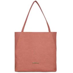 Caprese Peach Textured Large Tote Handbag-image-40