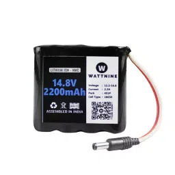 WATTNINE 14.8 V Short Circuit Protection 2200 mAh Lithium Battery-19