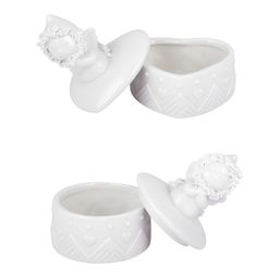 TAYHAA White Set of 2 Regular Multi-Utility Organisers image 2