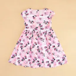 Pantaloons Junior Pink Printed Frock-picture-29