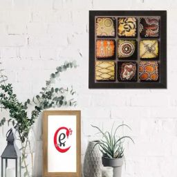 eCraftIndia Abstract Matt Textured UV Art Painting-23