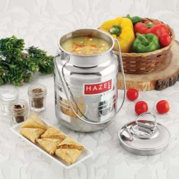 HAZEL Silver Stainless Steel Designer Barani Multipurpose Container (2.5 L)-9