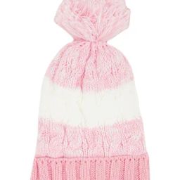 Pantaloons Junior Pink Woven Beanie-image-91