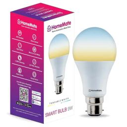 HomeMate WiFi CCT 9 Watt Smart Bulb Compatible with Alexa, Google Home and Siri (Multicolor)-16