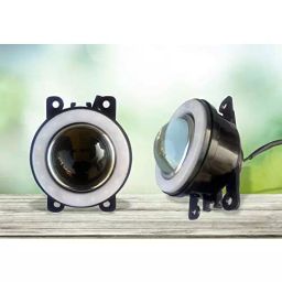 Auto Pearl LED Lens Fog Light with Halo Ring Angel Eye Front Compatible For Maruti Suzuki Swift Type-4, Asin_AngelEye_DRL_SwiftType-4 image 2