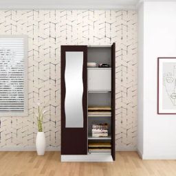 Godrej Interio Slimline 2-Door Steel Almirah, Russet (1-Year Warranty, 1 Locker, 1 Drawer)-image-64