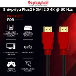 SHIVPRIYA PLUS2 3 m 4K High-Speed 60Hzs HDMI Cord 18Gbps with Ethernet Support image 5
