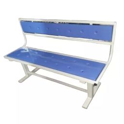 A ONE HOSPICARE Mild Steel Powder Coated Waiting Bench With Back Support, AOH - 182 (C)-picture-45
