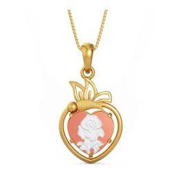 Joyalukkas Yuva Collection 22k Gold Strawberry Pendant for Women-image-0