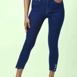 People by Pantaloons Blue Mid Rise Jeans-picture-29
