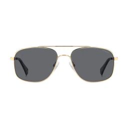 Polaroid Grey UV Protection Rectangular Sunglasses for Men-18