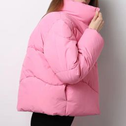 Vero Moda Pink Regular Fit Puffer Jacket-picture-11