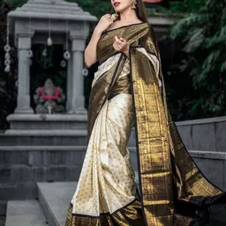 revika Woven Design Zari Pure Silk Kanjeevaram Saree-picture-56