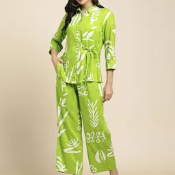 RATAN Printed Shirt With Palazzo Co-Ords-image-9