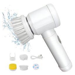 COZY VIBES Powerful Cleaning Brush Household Rechargeable Handheld Shower Cleaner Brush for Bathroom Wall Tiles Floor Bathtub Kitchen - PACK OF 1 - COLOR MAY VARY-image-68